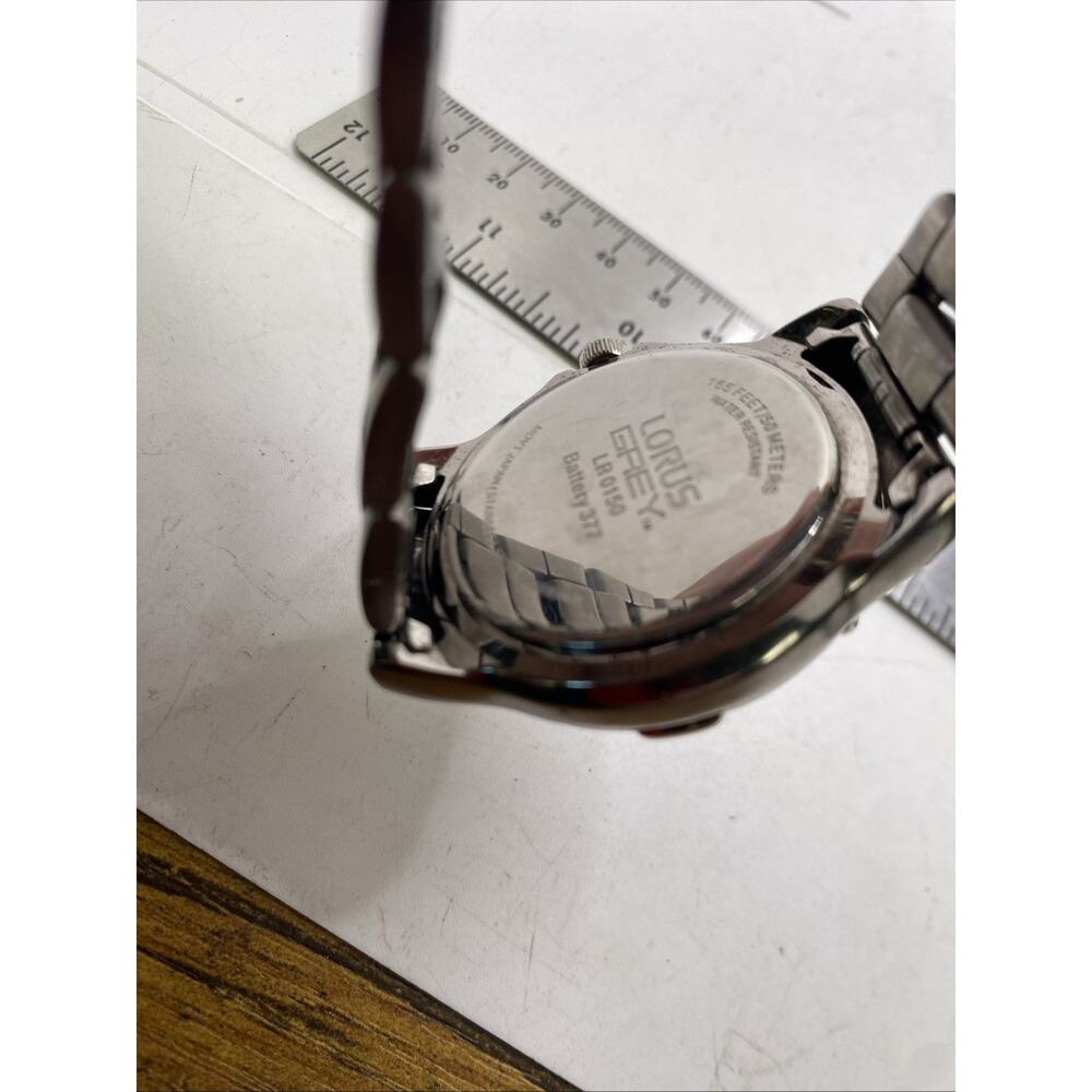 Lorus By Seiko Mens Silver Watch Works New Battery - Picture 5 of 5